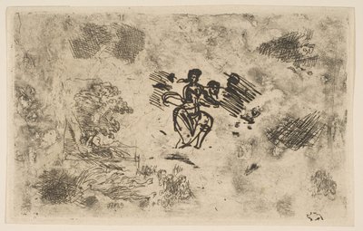 Seated Woman and Other Sketches by Claude Lorrain
