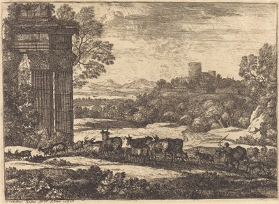 The Herd Returning in Stormy Weather by Claude Lorrain