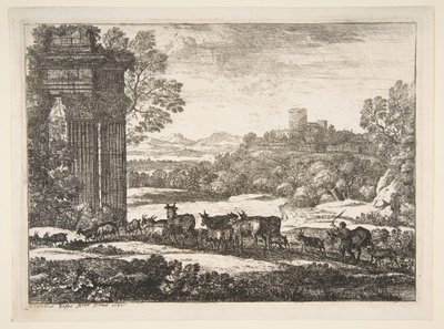 The Herd Returning in Stormy Weather by Claude Lorrain