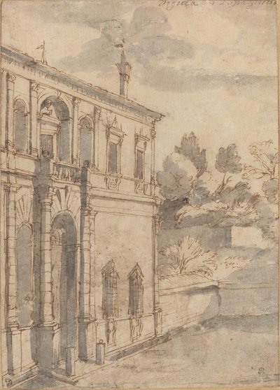 Villa di Papa Giulio by Claude Lorrain