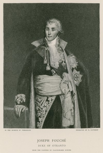 Joseph Fouche, Duke of Otranto by Claude Marie Dubufe