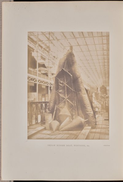 India-Rubber Boat, Pontoons, etc. by Claude Marie Ferrier