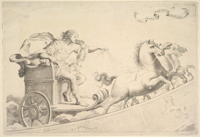 Allegory in Honor of Louis XIV by Claude Mellan