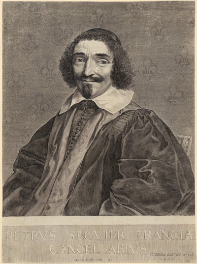 Portrait of Chancellor Pierre Séguier by Claude Mellan