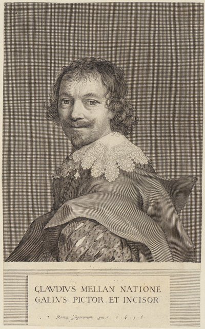 Self-Portrait of Claude Mellan by Claude Mellan