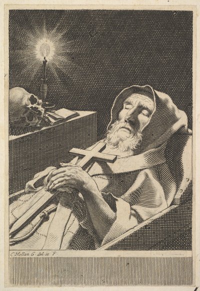 St. Francis of Paola by Claude Mellan