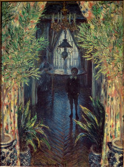 A Corner of an Apartment by Claude Monet