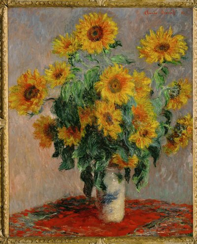 Bouquet of Sunflowers by Claude Monet
