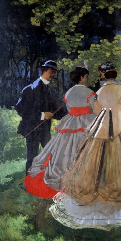 Breakfast on Grass (fragment) by Claude Monet
