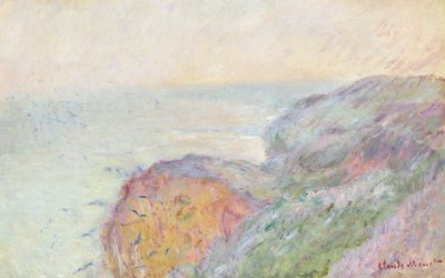 Cliff near Dieppe by Claude Monet
