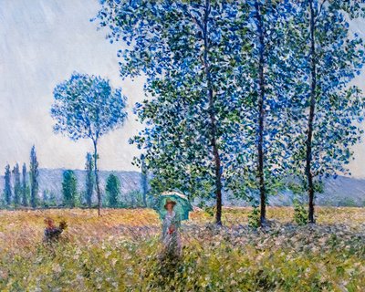 Fields in springtime by Claude Monet