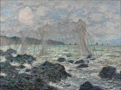 Fishing Nets at Pourville by Claude Monet