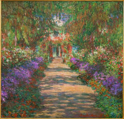 Garden in Giverny by Claude Monet
