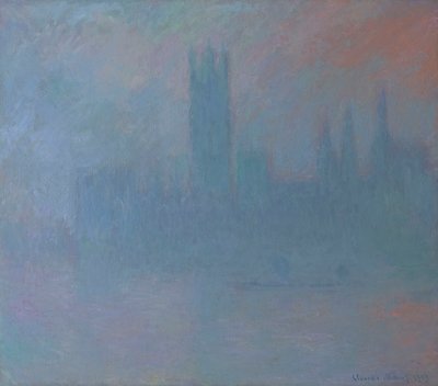 Houses of Parliament in the Fog by Claude Monet