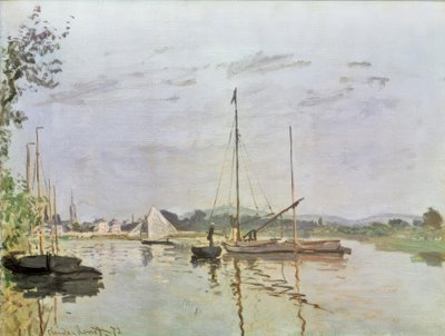 The Boat, Argenteuil by Claude Monet