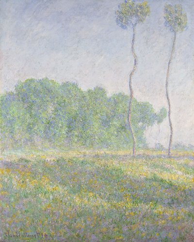 Landscape in the Spring by Claude Monet