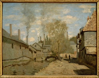 The Stream of Robec in Rouen by Claude Monet
