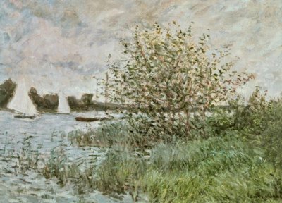 The Banks of the Seine near Argenteuil by Claude Monet