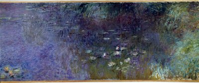 The Water Lilies: morning (detail) by Claude Monet