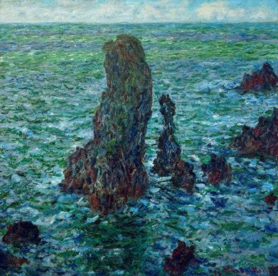 The Pyramids of Port-Coton by Claude Monet