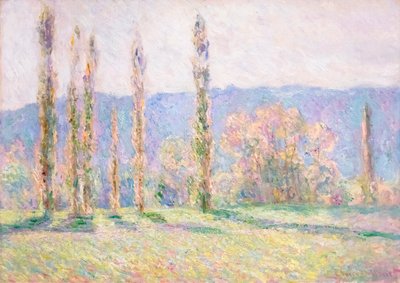 Poplars at Giverny by Claude Monet