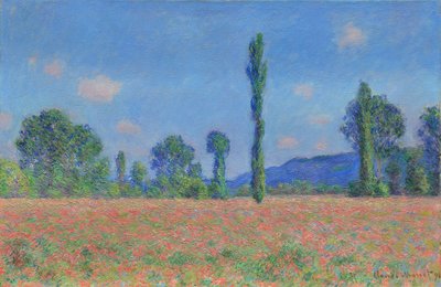 Poppy Field (Giverny) by Claude Monet
