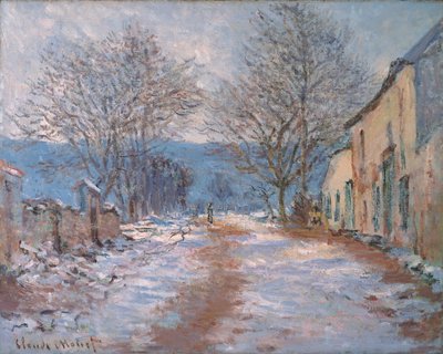 Snow in Limetz by Claude Monet