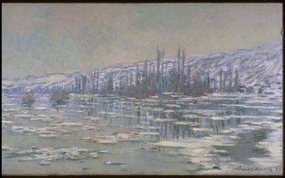 The Break-up of the Ice (La Débâcle or Les Glaçons) by Claude Monet