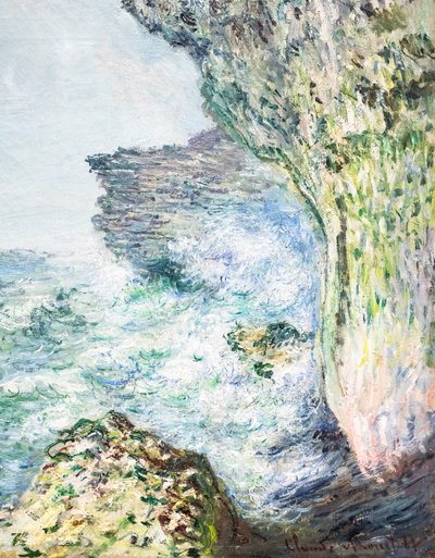 The sea at Fécamp by Claude Monet