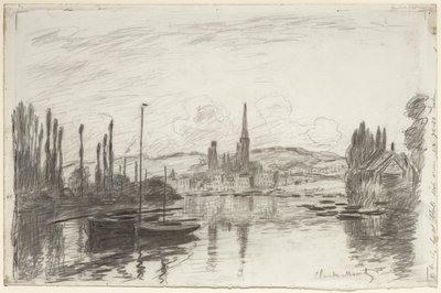 View of Rouen by Claude Monet