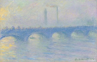 Waterloo Bridge, Mist Effect by Claude Monet