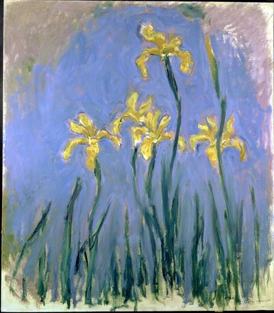 Yellow Irises by Claude Monet
