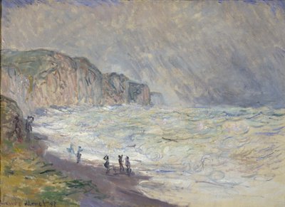 Heavy Sea at Pourville by Claude Monet