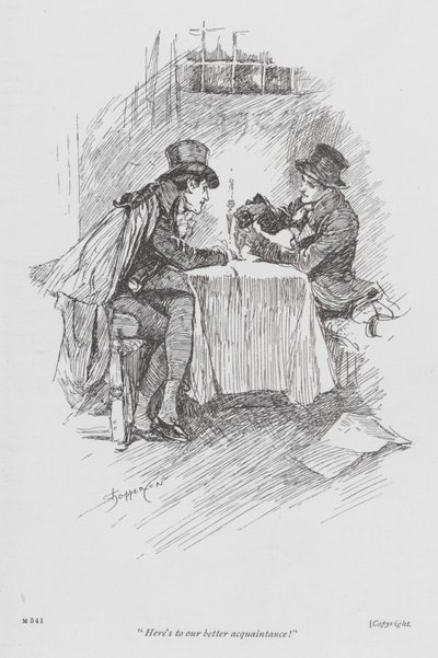 Illustration for Lavengro by George Borrow by Claude Shepperson