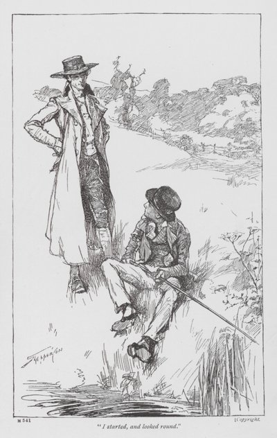 Illustration for Lavengro by George Borrow by Claude Shepperson