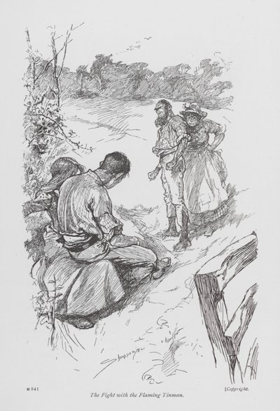 Illustration for Lavengro by George Borrow by Claude Shepperson