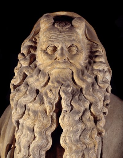 The Prophet Moses (detail) by Claus Sluter
