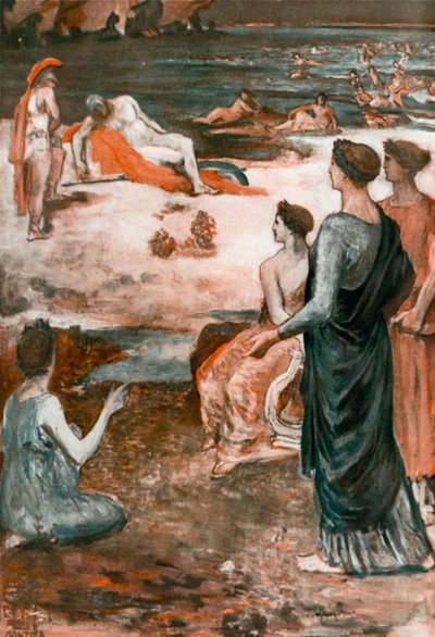 Illustration for the Iliad by Clement Goutier