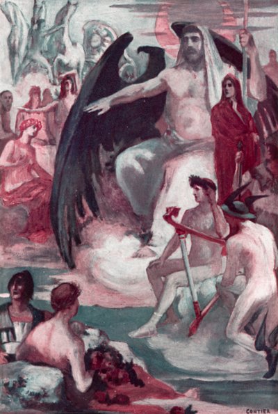 Illustration for the Iliad by Homer by Clement Goutier
