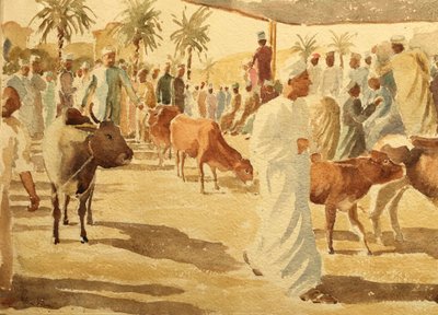 Cattle Market, Nizwa, Oman by Clive Wilson