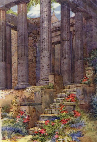 Greek Temple of Hercules, Cori by Commendator Formilli