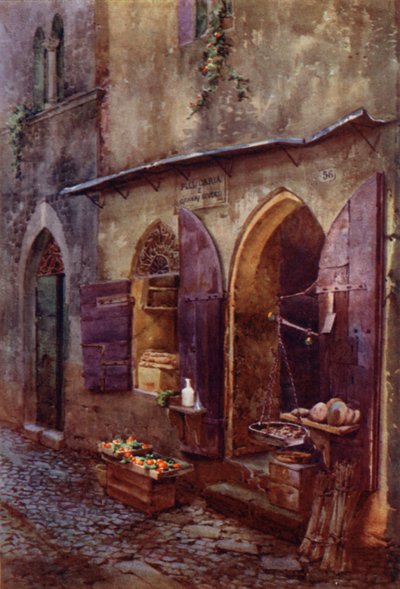 Mediaeval Shop in Via Mattonata, Terracina by Commendator Formilli