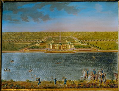 St. Hubert, a hunting lodge near Paris, built by Louis XV by Compigne Compigne