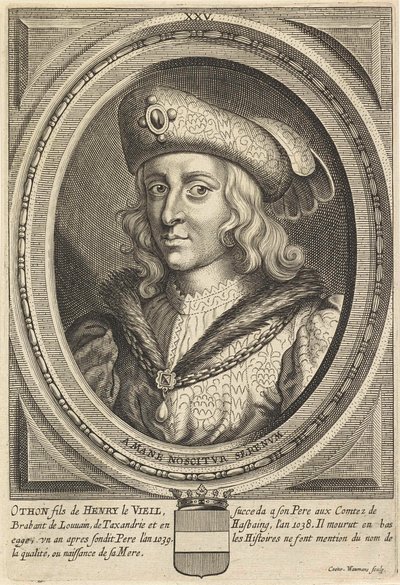 Portrait of Otto, Duke of Brabant and Leuven by Conrad (after) Waumans