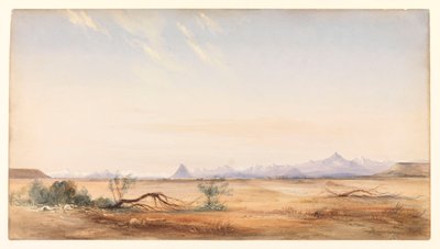 Cordillera of the Andes, as Seen from the Mystery Plain, Near the Santa Cruz, c.1878 by Conrad Martens