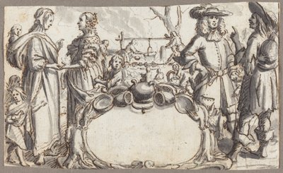 Allegory of Poverty and Wealth by Conrad Meyer