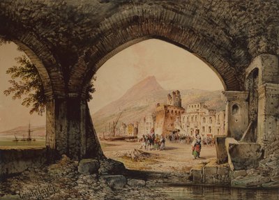 A Village Assembly, Italy by Consalvo Carelli