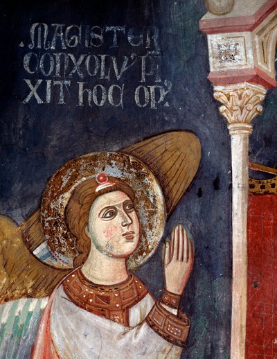 Virgin with child surrounded by angels (detail) by Consolo 