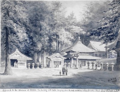 Approach to the Shrines at Nikko by Constance Frederica Gordon Cumming