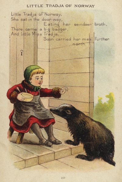Nursery rhyme: Little Tradja Of Norway by Constance Haslewood